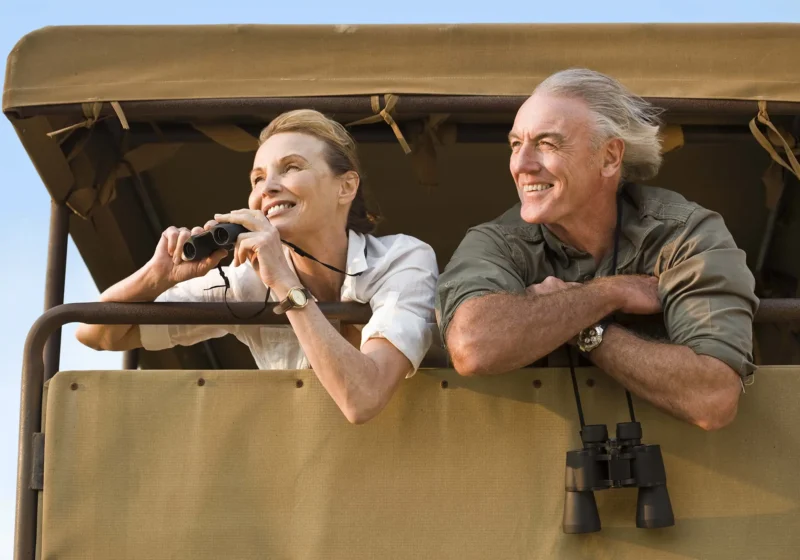 Senior Couple on Safari